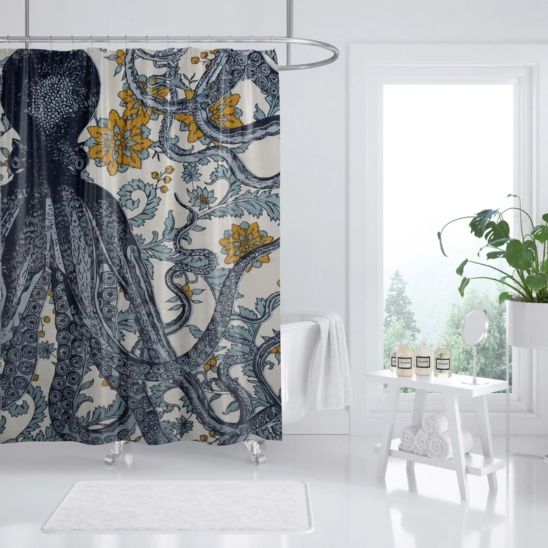 Duschvorhang Skanto mit Ozean-Kunstmotiv