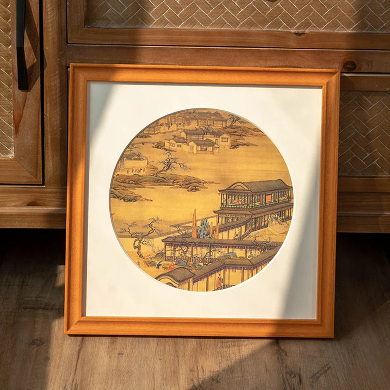 Elegante Berglandschaft Kunstrahmen
