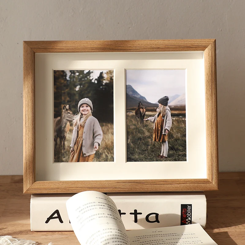 Doppeltes Fotoanzeige-Rahmen für die Wohnkultur