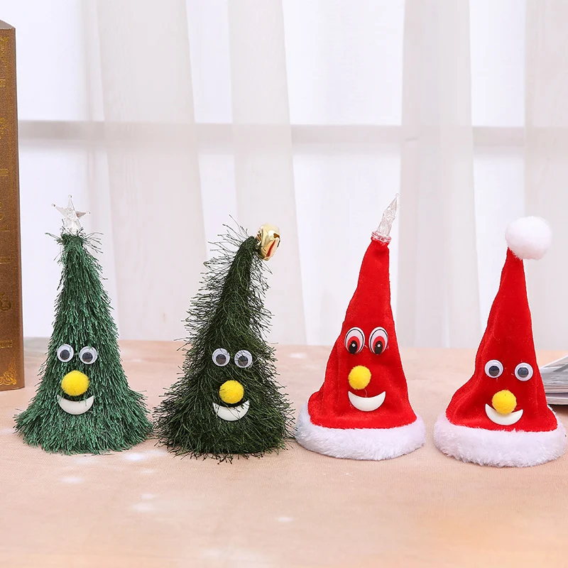 Lustige Weihnachtsmütze mit beweglichen Teilen