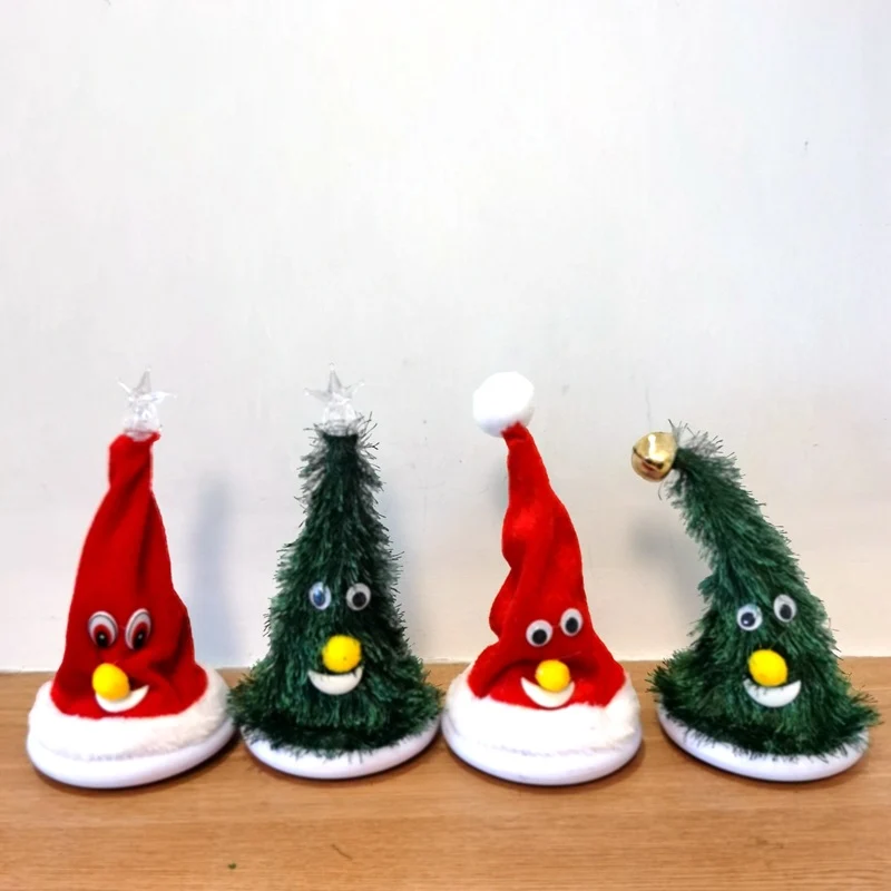 Lustige Weihnachtsmütze mit beweglichen Teilen