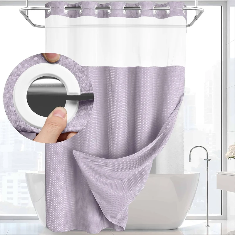 Duschvorhang mit strukturierter Webart Skanto