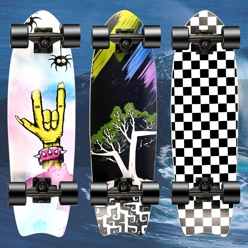 Künstlerisches Longboard Skanto
