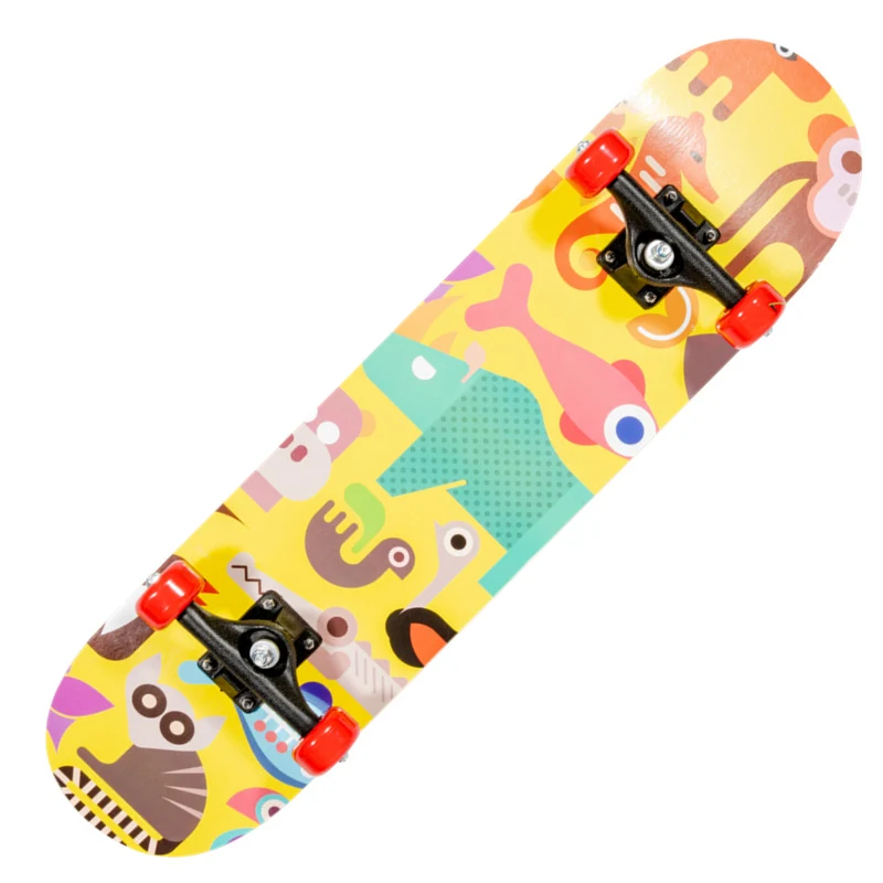 Trick-Skateboard mit Drachengrafik Skanto