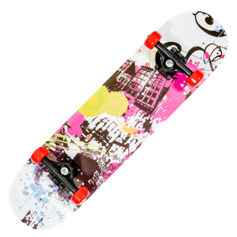 Skateboard mit Drachengrafik Skanto