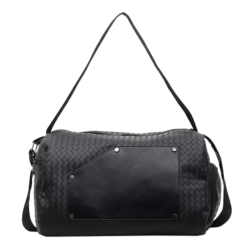 Elegante Sport-Reisetasche mit gewebtem Design und abnehmbarem Schultergurt Skanto