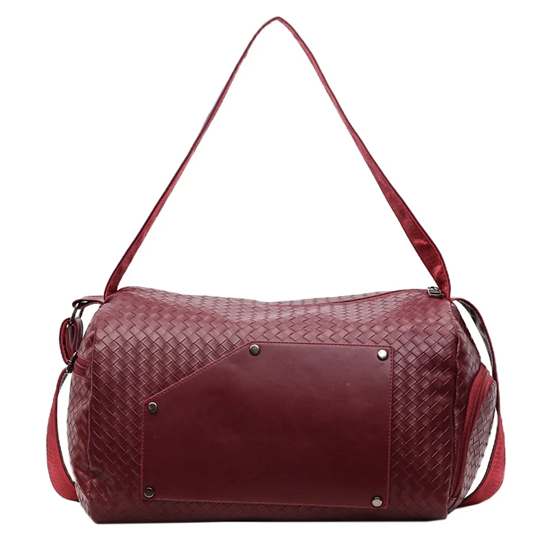 Elegante Sport-Reisetasche mit gewebtem Design und abnehmbarem Schultergurt Skanto