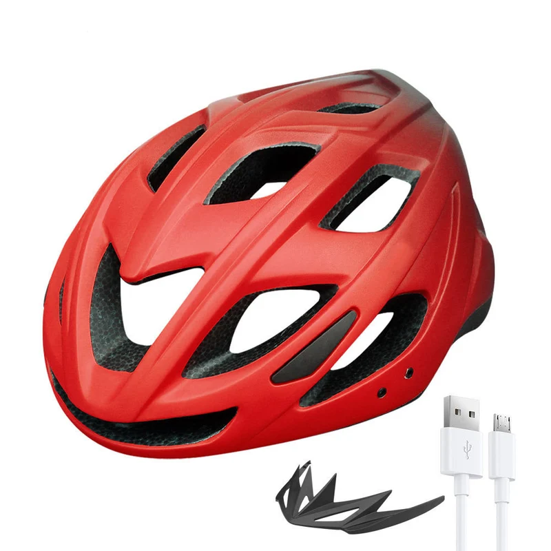 Hochleistungs-Fahrrad-Sicherheitshelm mit LED-Licht Skanto
