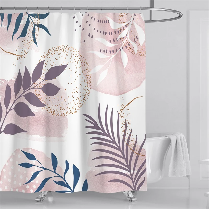 Duschvorhang Skanto mit Blumenmuster