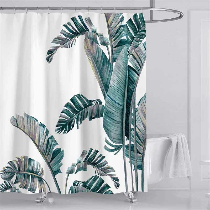 Duschvorhang Skanto mit Blumenmuster