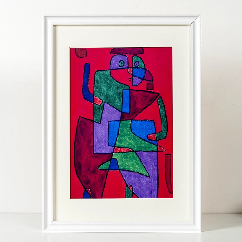 Abstrakte künstlerische gerahmte Wandkunst für die Wohnkultur