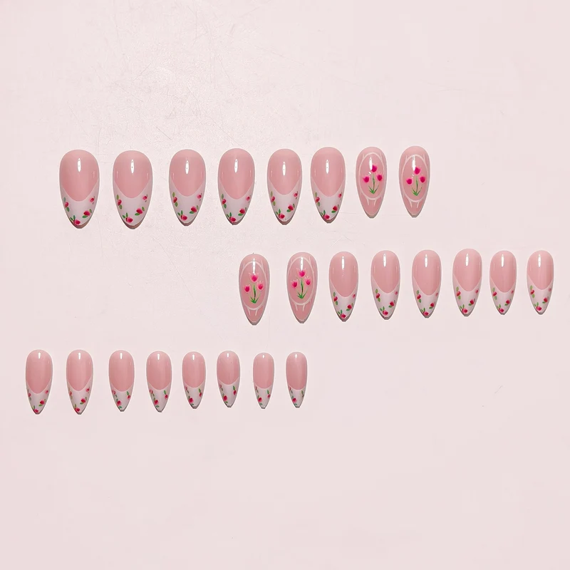 Floral Art Gel Nägel
