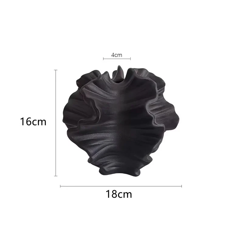 Muschelförmige dekorative Keramikvase