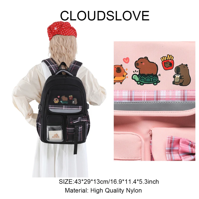 Rucksack mit verspieltem Tiermotiv Skanto