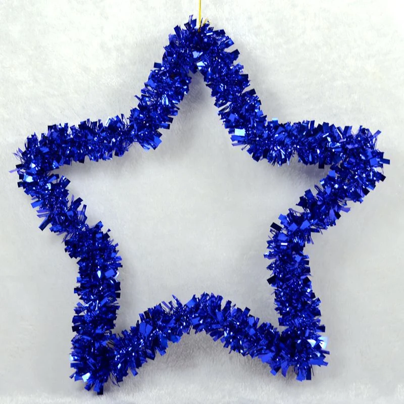 Dekorative Weihnachtsstern Girlande