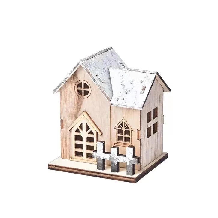 Dekorative Weihnachtssteinhaus