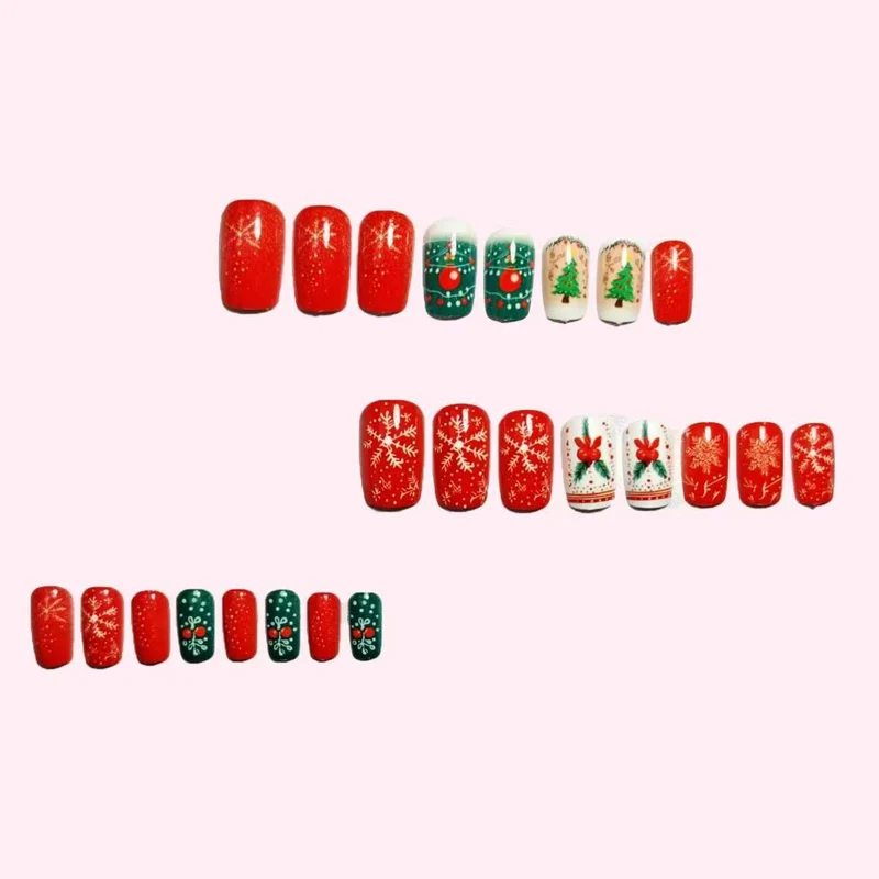 Festliches Feiertags-Nagelkunstset
