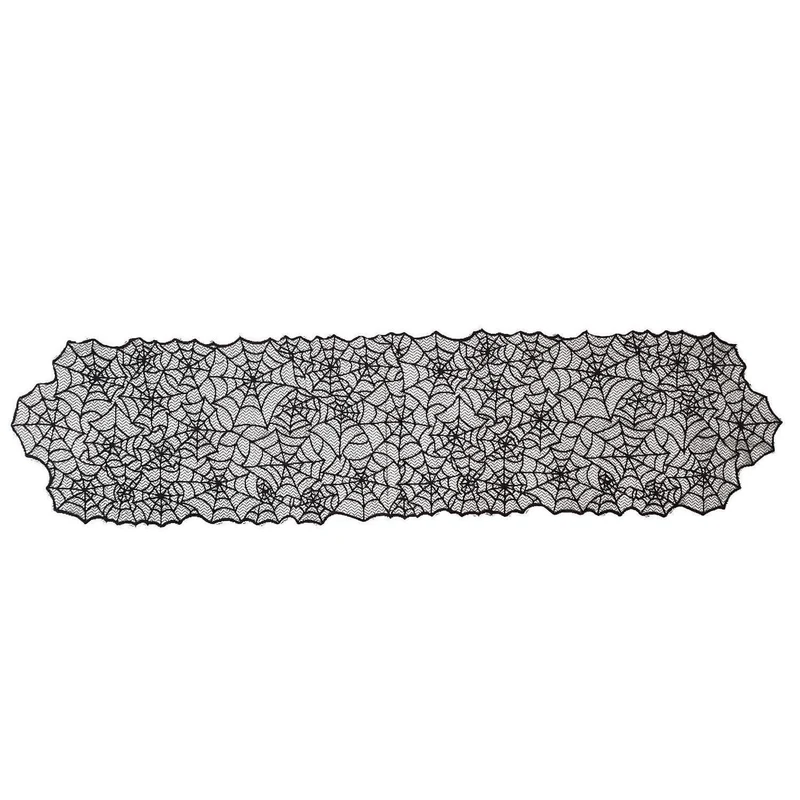 Dekorative Spinnennetz Tischdecke