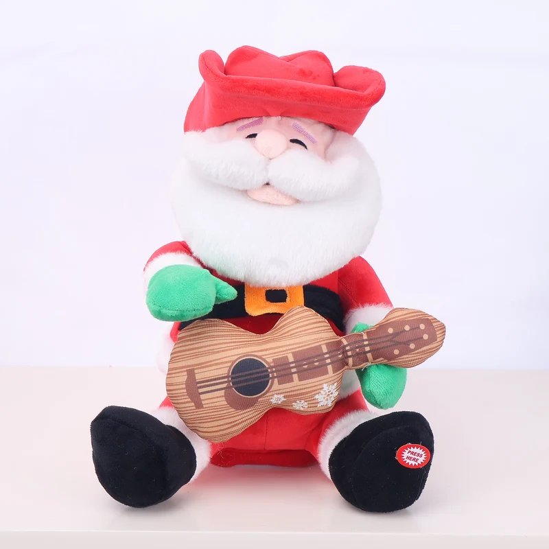 Dekorative Weihnachtsmannfigur mit Süßigkeit