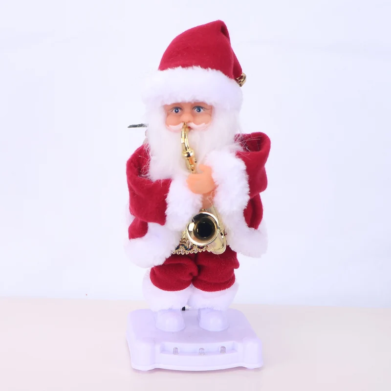 Dekorative Weihnachtsmannfigur mit Süßigkeit