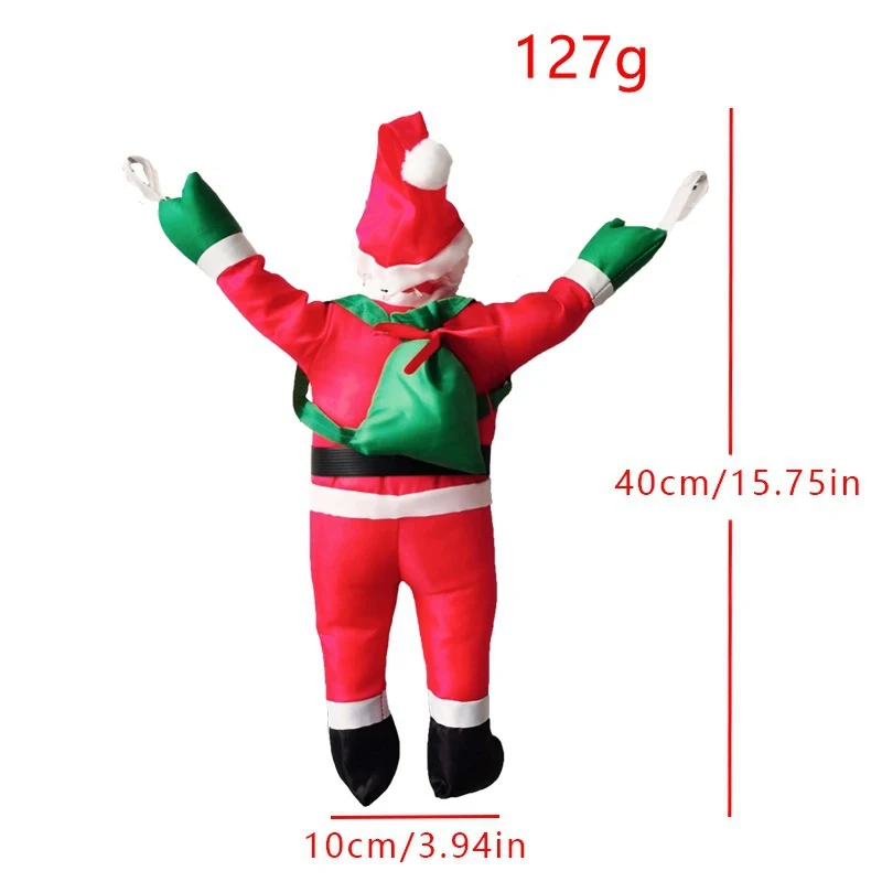 Dekorative Weihnachtsmannfigur mit beweglichen Armen