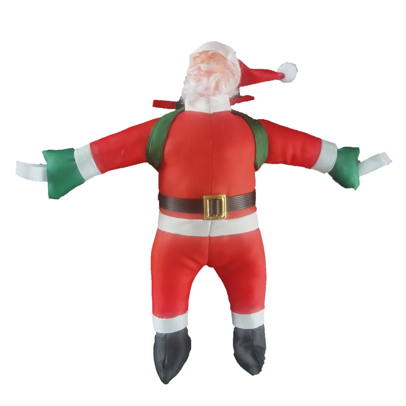 Dekorative Weihnachtsmannfigur mit beweglichen Armen