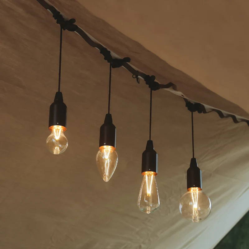 Retro Tragbare Wasserdichte Holzkegel Batterie USB 1-Licht Camping Outdoor Lampe | Skanto