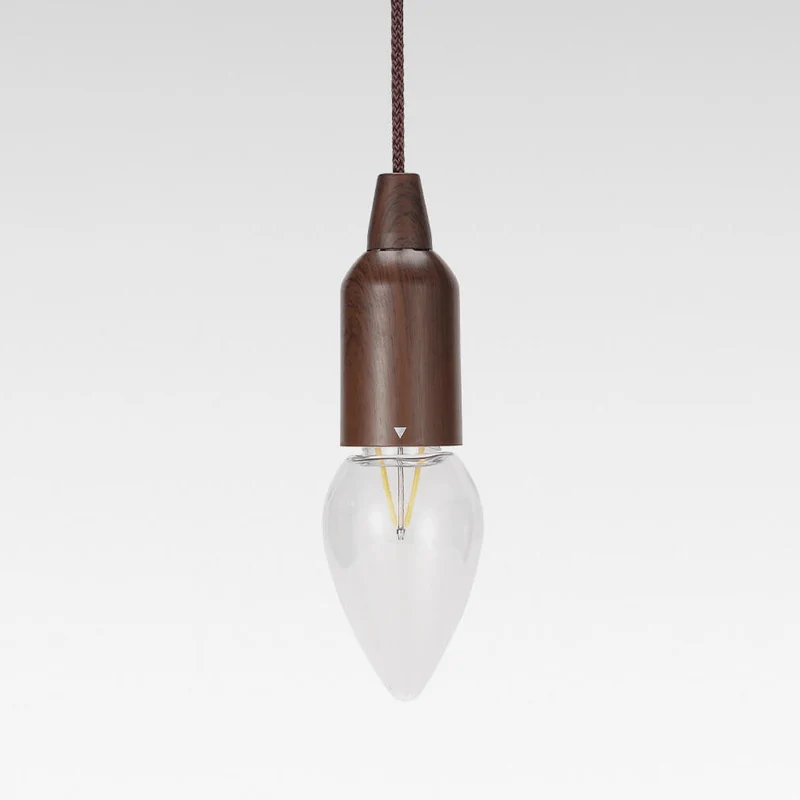 Retro Tragbare Wasserdichte Holzkegel Batterie USB 1-Licht Camping Outdoor Lampe | Skanto