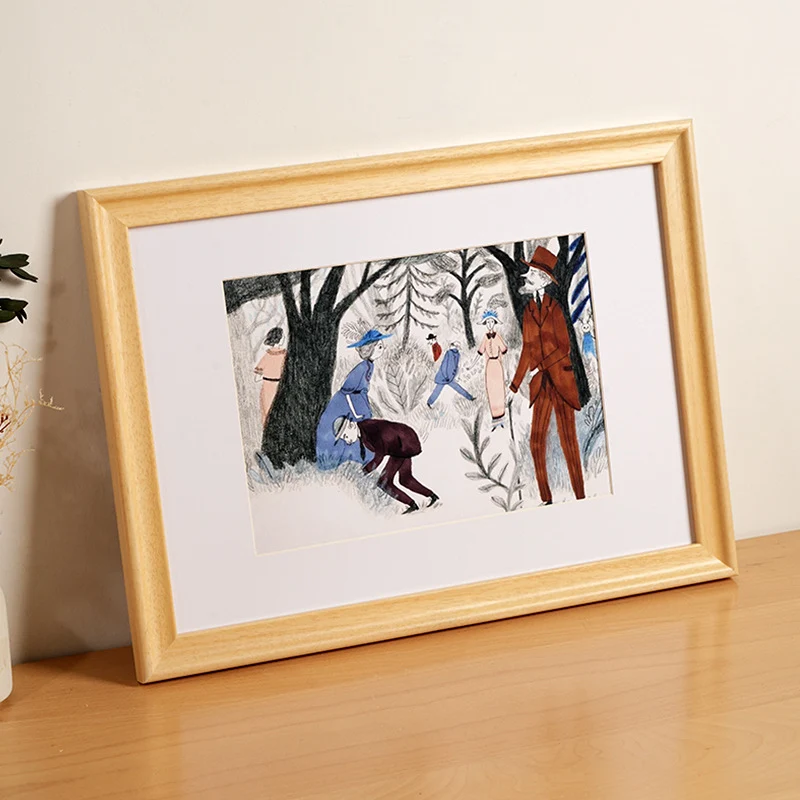Künstlerischer gerahmter Eiskunstlaufdruck für das Zuhause