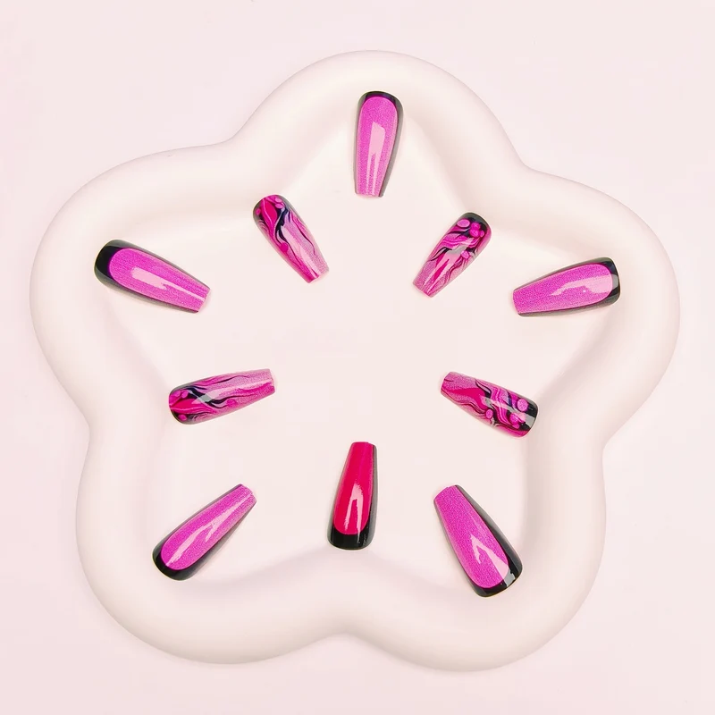Künstlerische Stiletto-Nagelkunst