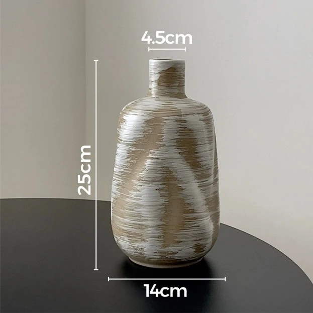 Künstlerische dekorative Keramikflasche