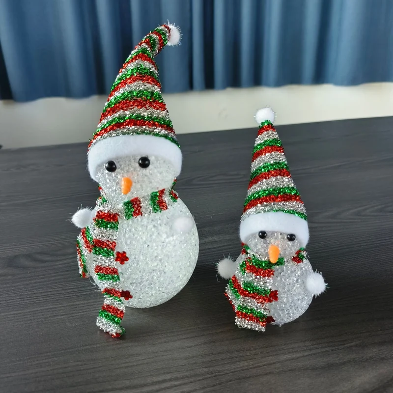 Dekorative Schneemannset