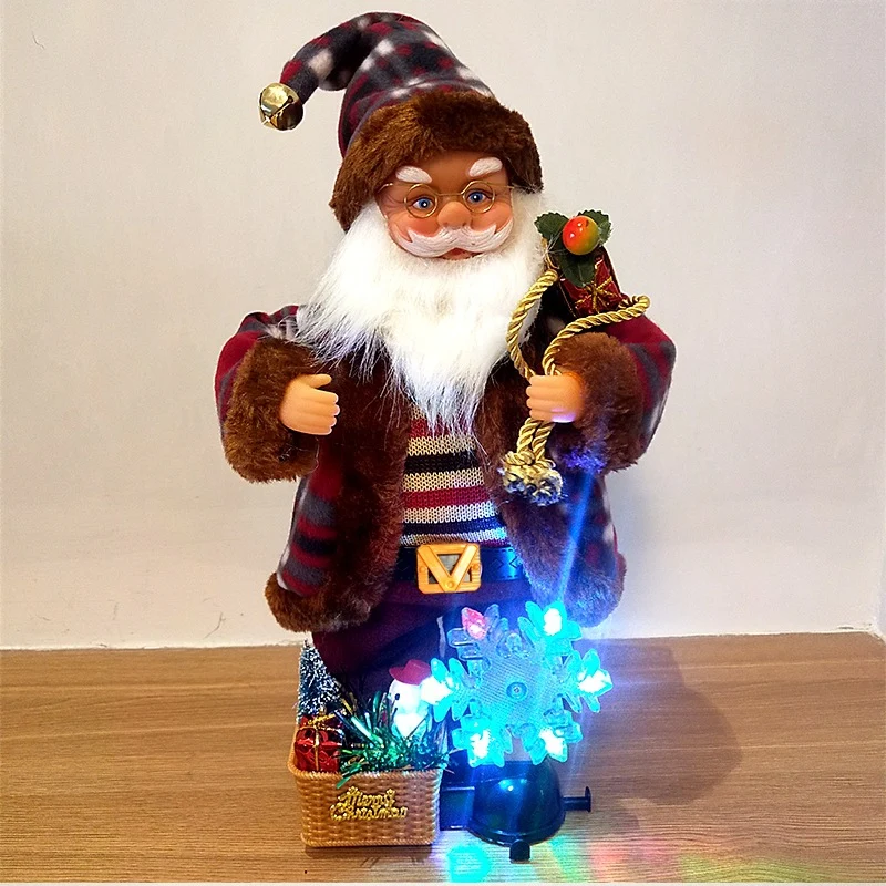 Bewegliche Weihnachtsmann Figur