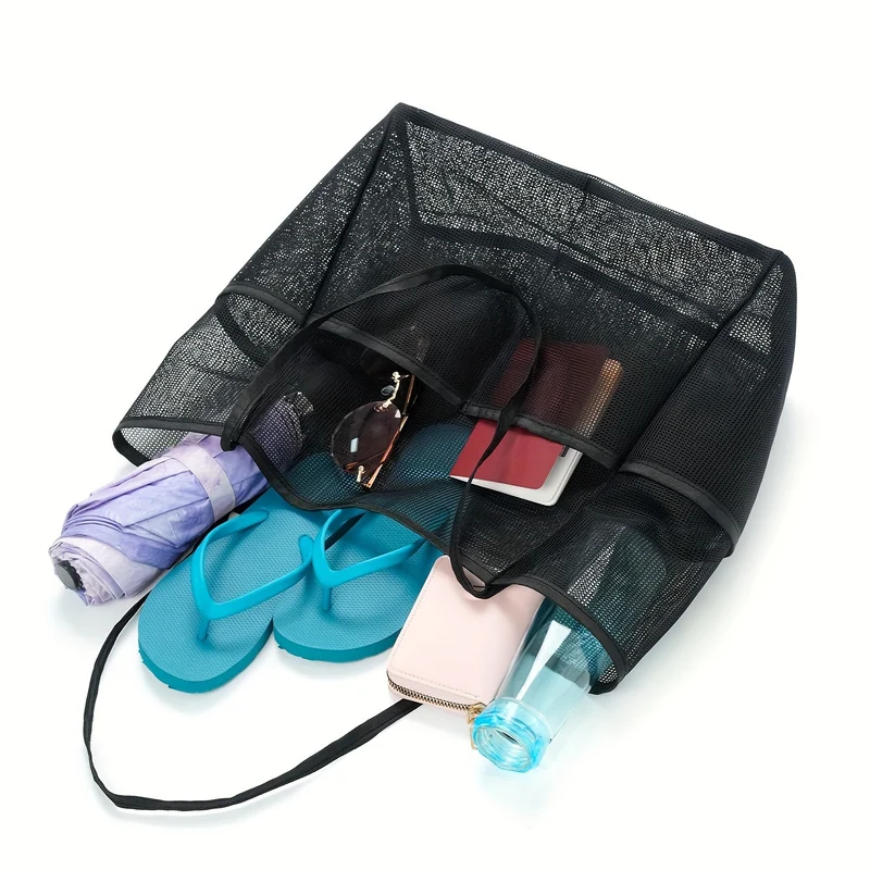 Stilvolle Netz-Strandtasche Skanto