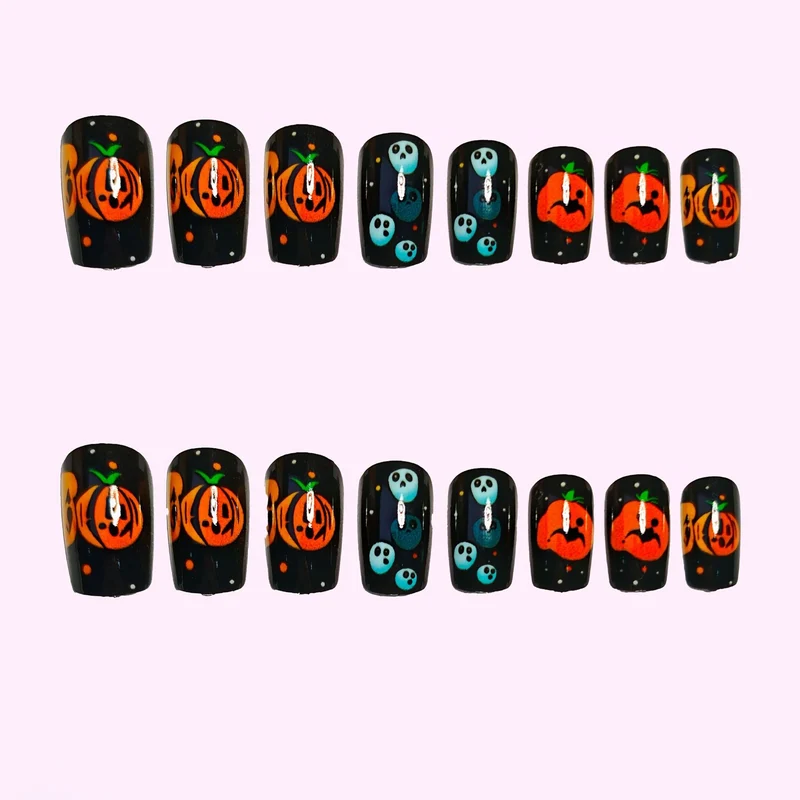 Halloween-Themen-Nagelkunst-Design