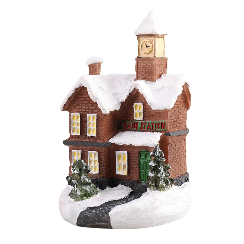 Dekorative Weihnachts-Spielzeughaus Figur