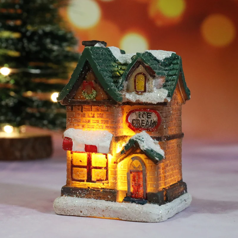Dekorative Weihnachts-Spielzeughaus Figur