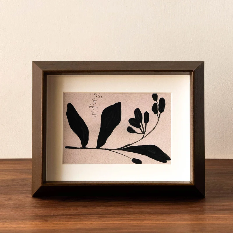Künstlerisch gerahmte botanische Kunstwerke zur Wandpräsentation
