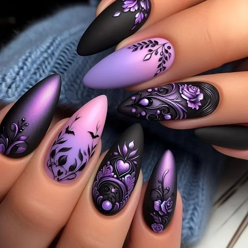 Künstlerische Nagelkunst Designs