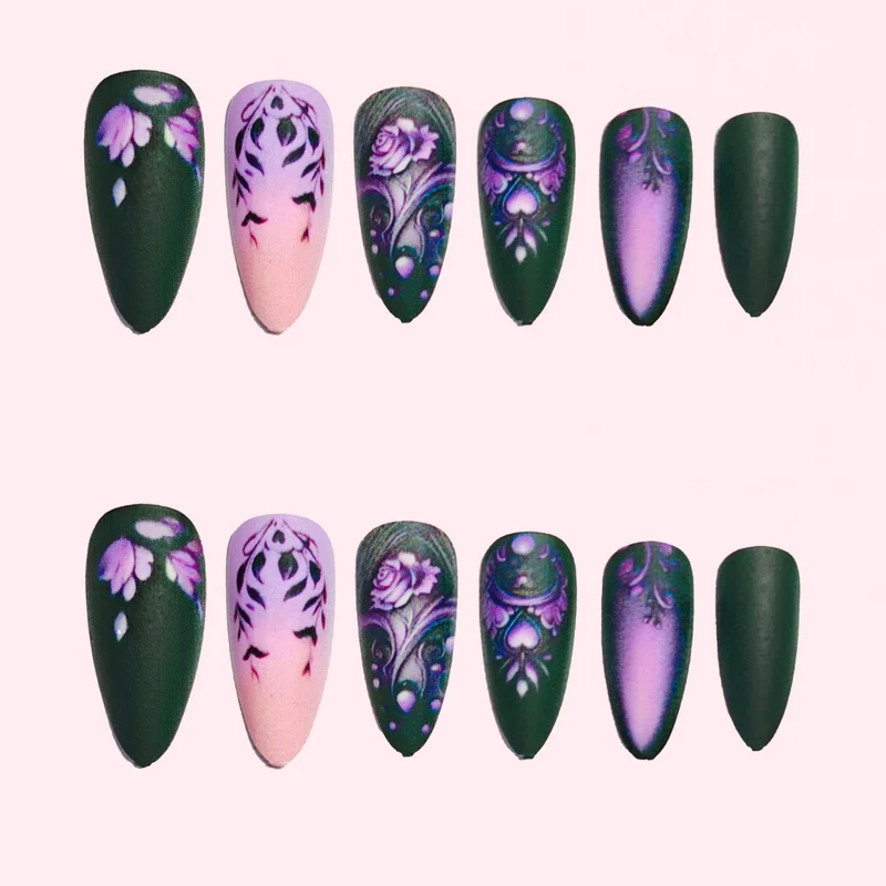 Künstlerische Nagelkunst Designs