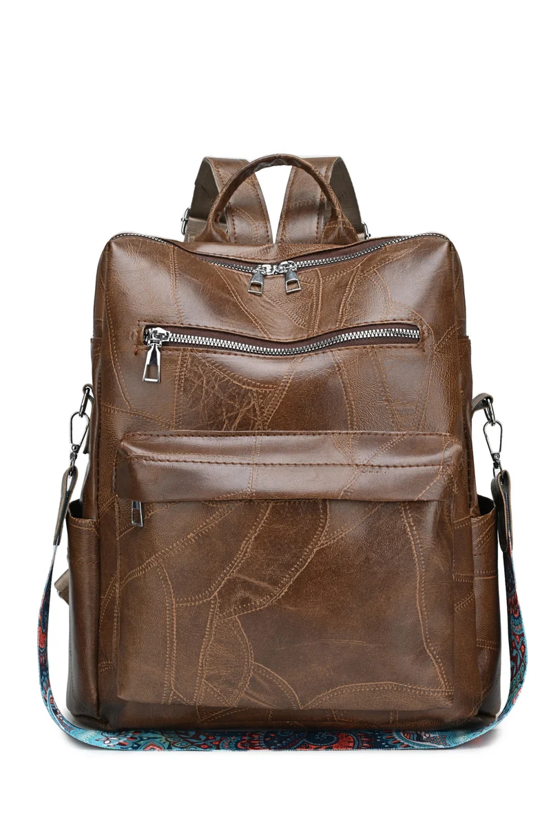 Stilvoller Lederrucksack Skanto