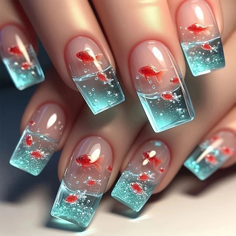 Künstlerisches Gel Nagelkunst