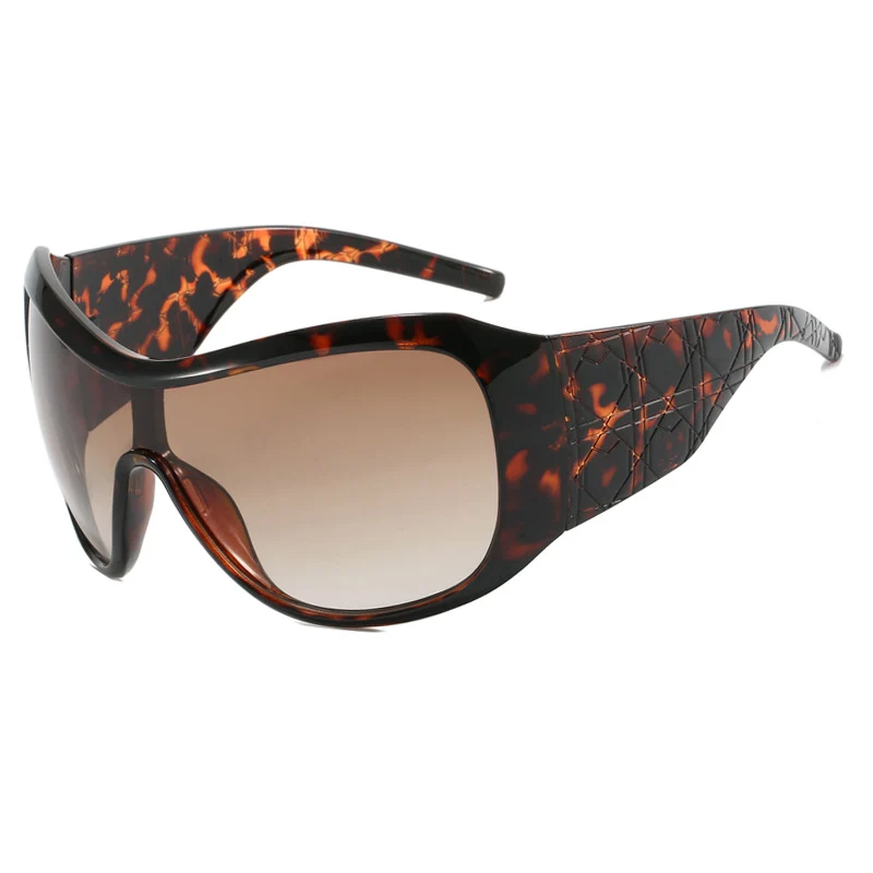 Damen Sport-Sonnenbrille mit breitem Schutzrahmen und polarisierten Gläsern Skanto