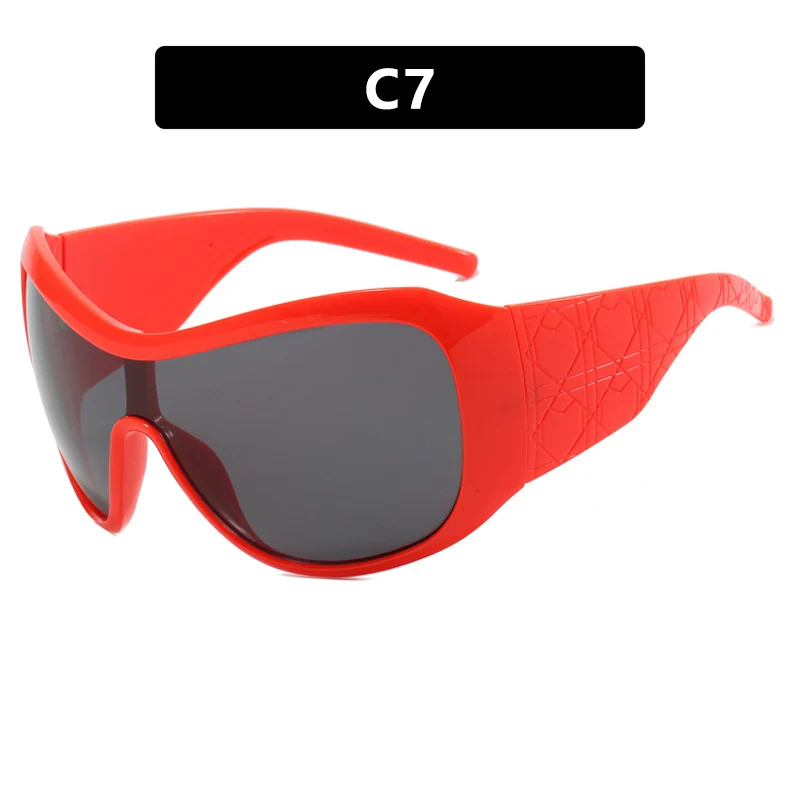 Damen Sport-Sonnenbrille mit breitem Schutzrahmen und polarisierten Gläsern Skanto