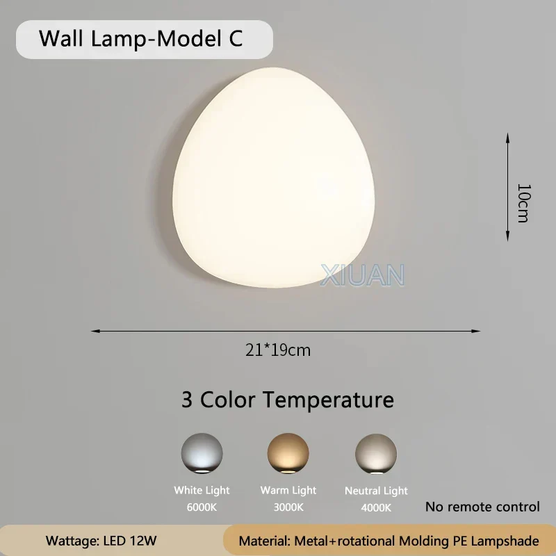 WhiteCloud Lampe – Stilvolle LED-Wandleuchte für Kinder Skanto