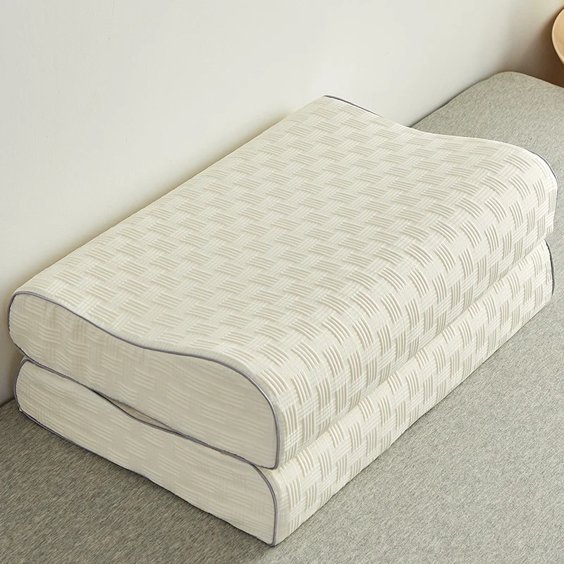 Orthopädisches Nackenstützkissen mit ergonomischer Form und belüftetem Bezug Skanto