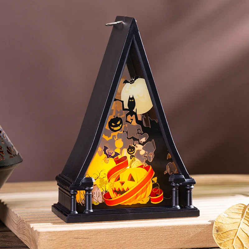 Gruselige Halloween-Dekolampe