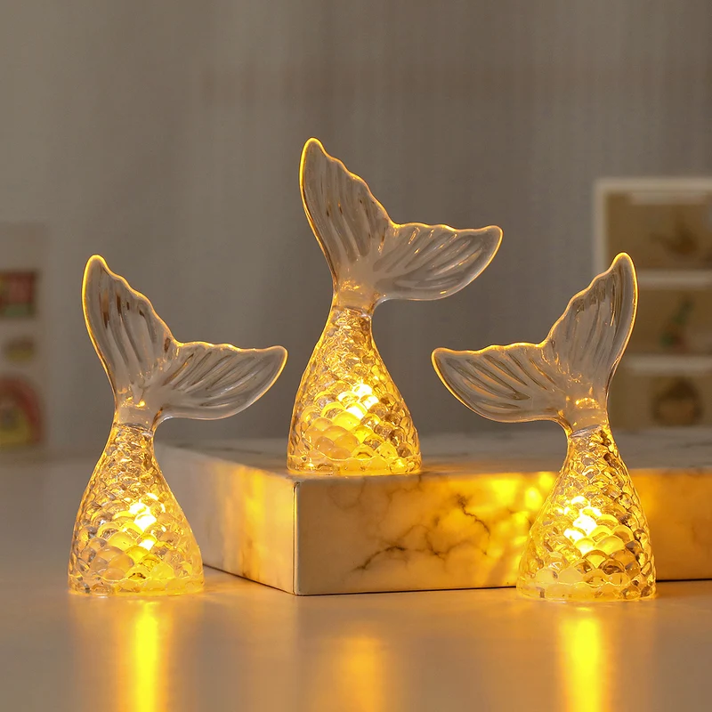 Dekorative Meerjungfrau Tischlampe