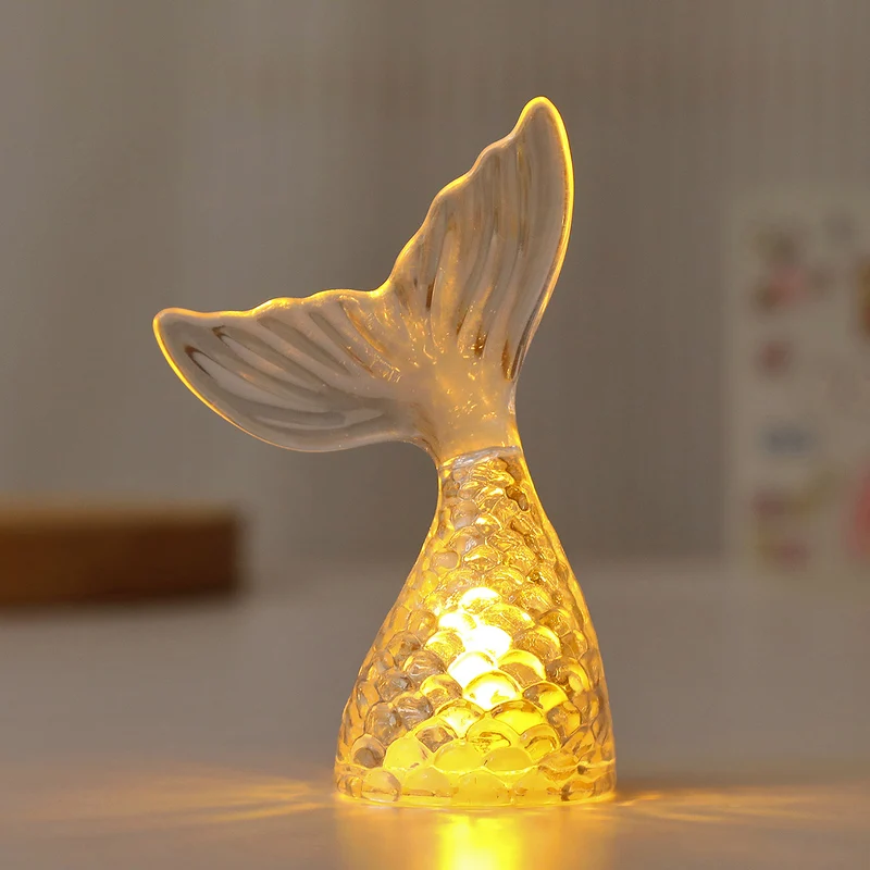 Dekorative Meerjungfrau Tischlampe