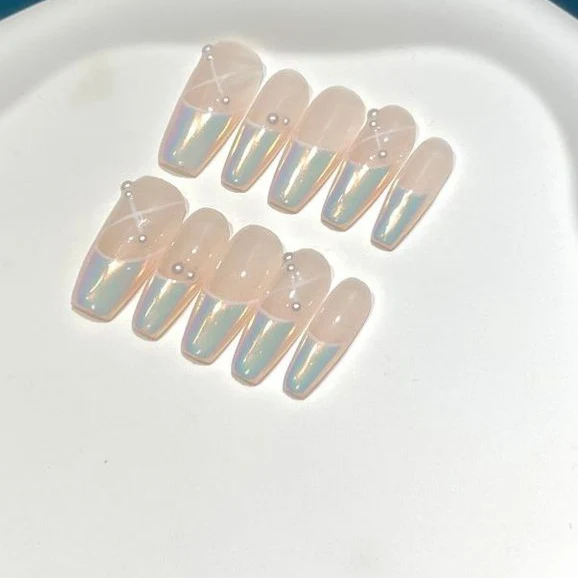 Elegantes Ombre Press-On Nagelset